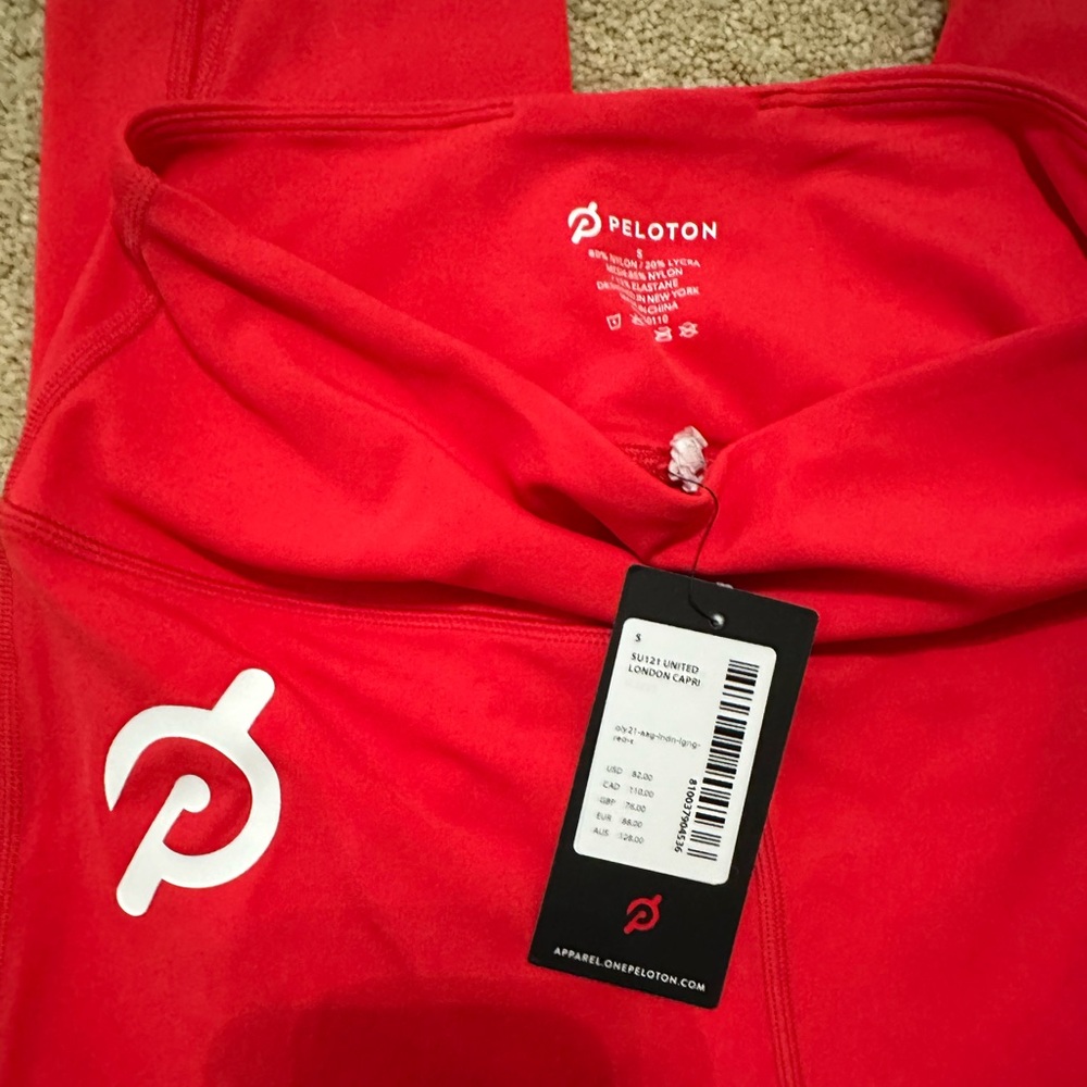 Peloton Leggings Red - $65 - New w/Tags - Picture 5 of 5